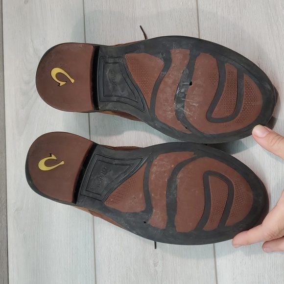 Olukai Mens Walino M Leather Oxford Slip on dress shoes sz 9.5 - Picture 11 of 15